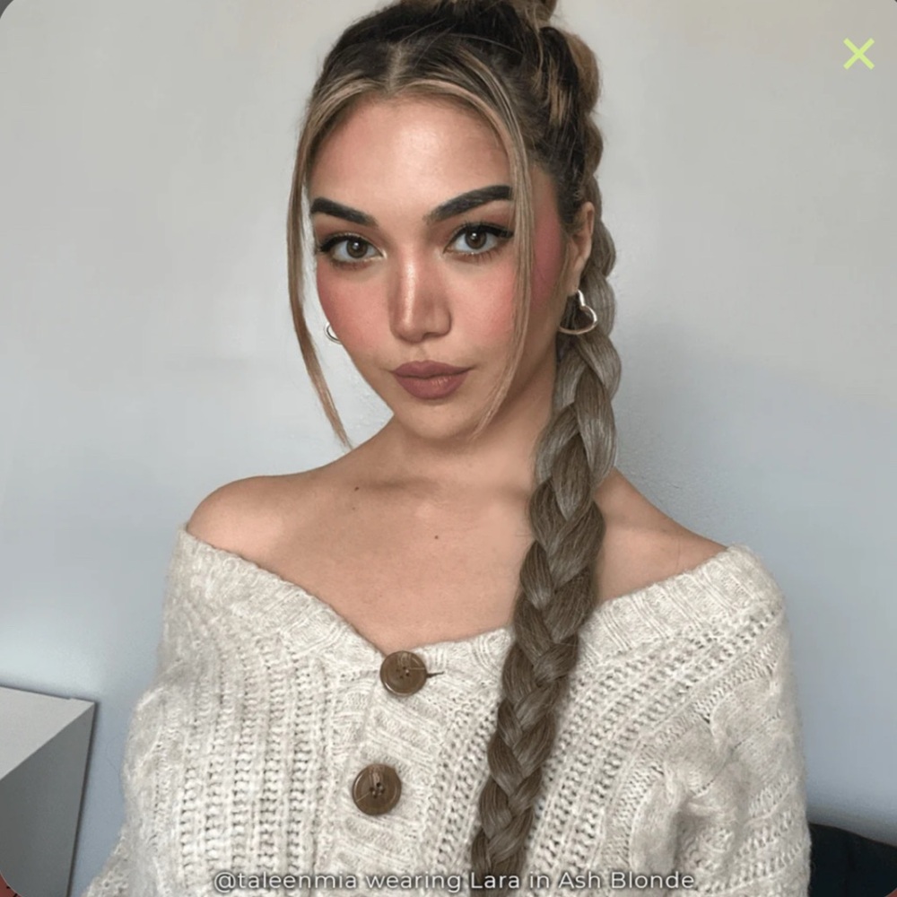 INH Lara Braid Ponytail Extension - Ash Blonde - Picture 5 of 5
